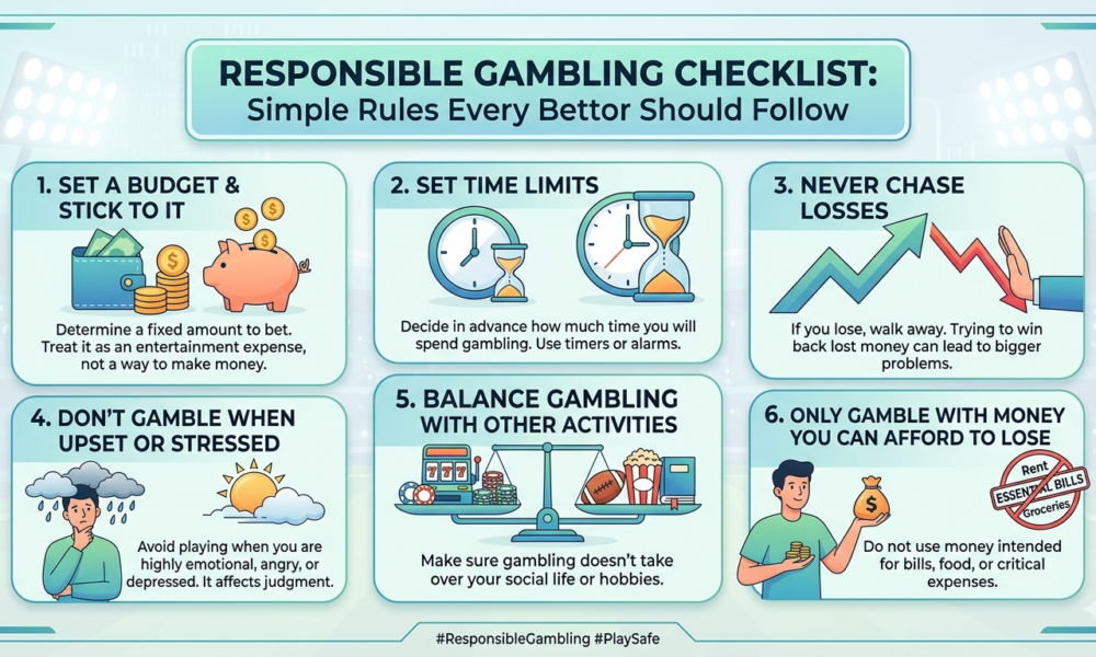 Responsible Gambling Checklist: Simple Rules Every Bettor Should Follow