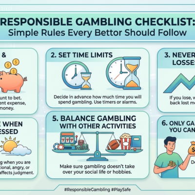 Responsible Gambling Checklist: Simple Rules Every Bettor Should Follow