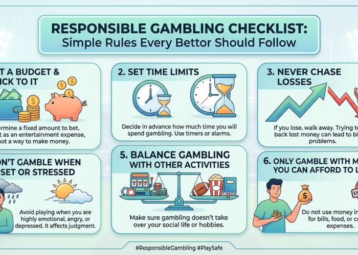 Responsible Gambling Checklist: Simple Rules Every Bettor Should Follow