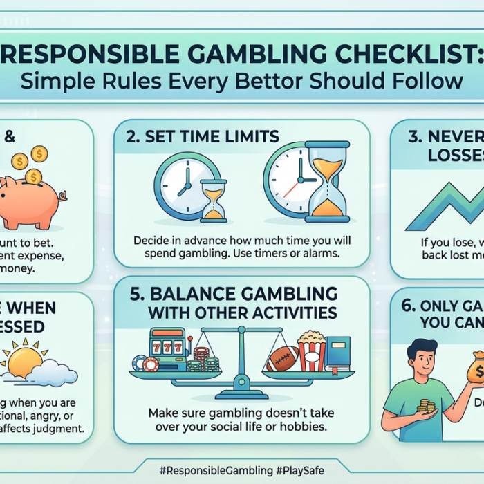 Responsible Gambling Checklist: Simple Rules Every Bettor Should Follow